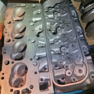 1966 heads.  425hp squareports.  May 66 dates.  Pair since new. Magged.  Marked a crack