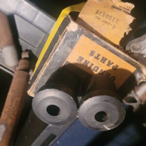 1969 camaro rear spring shackles bushings.  Pair. In the old gmboxes.  Have others as well