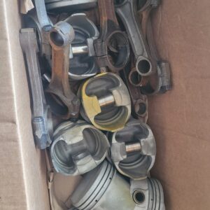 1969 z28 std bore pistons and rods w 0 markings.  Pistons appear to be good used. Rods sold as needing rebuikding etc and sold as cores.