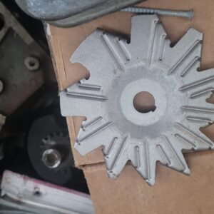 1100837 fan blade w hook. All hi perf 69 and 70 chevy.....55.00. Nice shape oem not repro. 