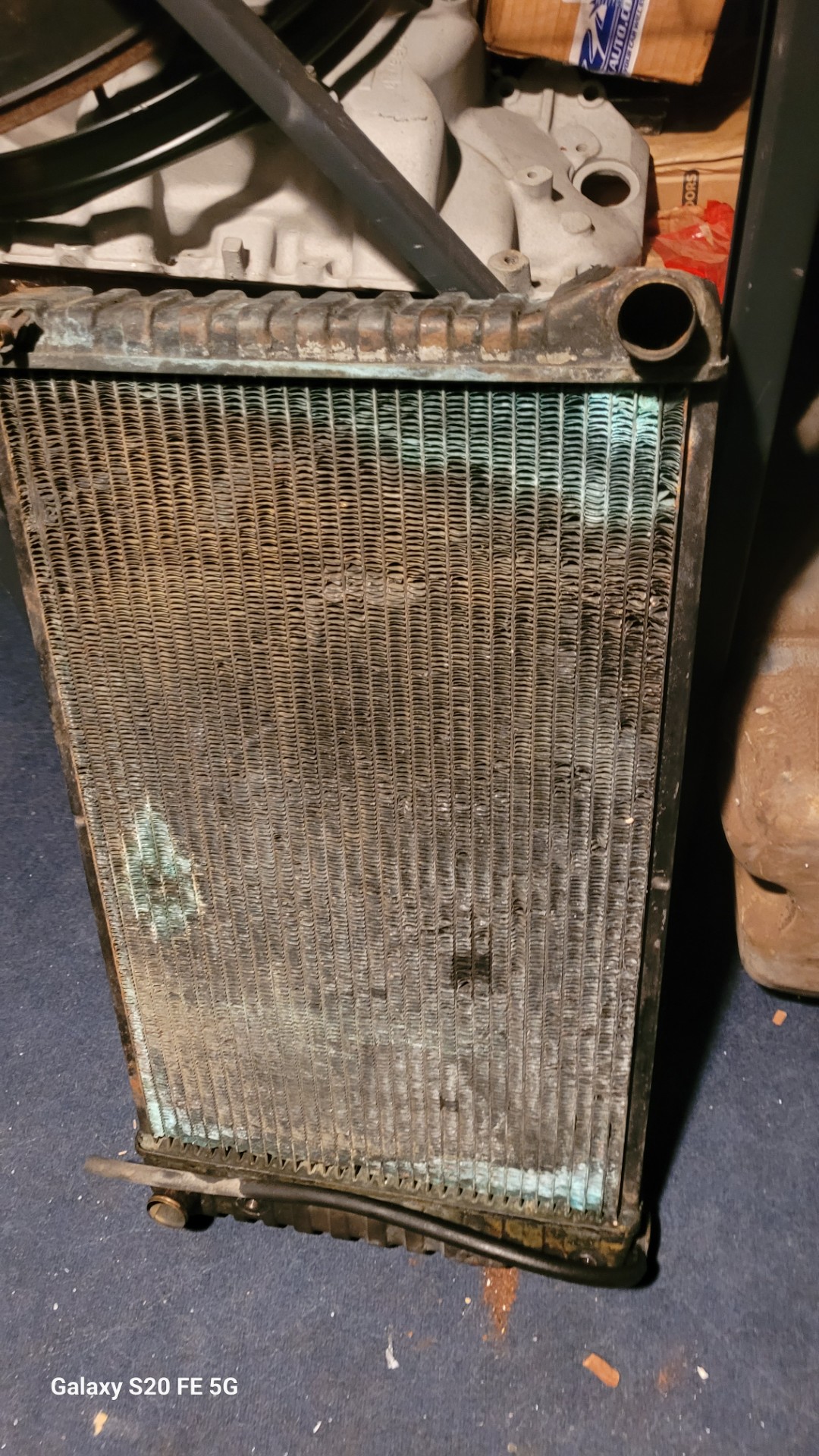 1970 ls6 radiator chevelle 454 450hp auto trans 4 core late march built car it came from. - Image 2