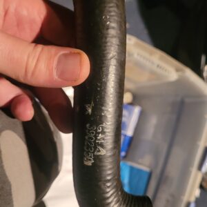 Mint assembly line original 3x2 tri power 1967 only ac to vc hose.