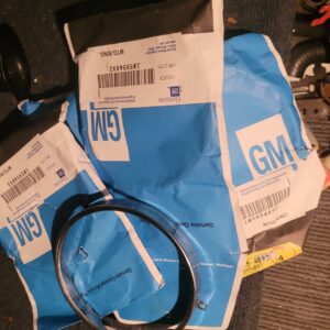 4 headlight rings full set 67 68 69 camaro. In gm bags..