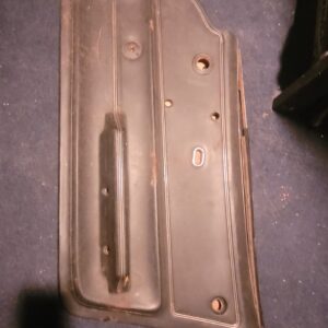 1965 66 67 corvette door panels black w all trim racetrack etc.  Panels are driver with some tears.   Repro trim is garbage and falls apart.  200.00 everything.