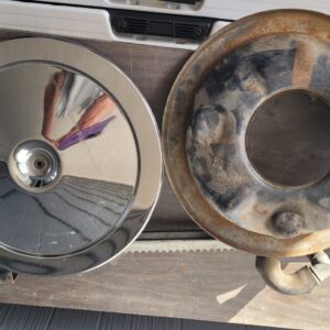 1970 l35  ls5 air cleaner 402 454. With silk screen has correct big block elbow and 1970 only ac hose as shown  silk screen instructions. ...rare one year piece