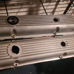 Z28 lt1 valve covers   finned aluminum 302 camaro corvette. Nice condition.
