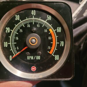 1969 z28 camaro tachometer 6k 8k nice used looks nice shape. And nice color. Never used it was in box since 1998....