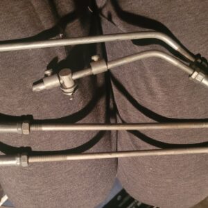 Mechanical 3x2 linkage and pieces.  Vintage tri power 427.  200.00 everything shown