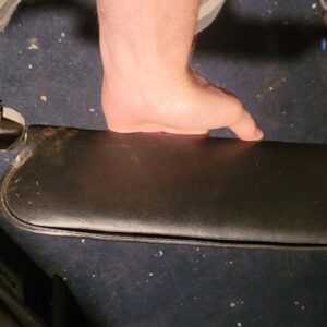 Rh visor pace car convertibles 1969 camaro.  Nice shape no tears.  Just needs a little glue on seam would be mint condition