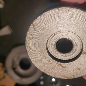 Gm alt pulley.  302 z28 1100837 Deep groove z28 and hi perf 69 70...has nicks on ends from ?