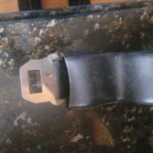 Jan 69 first week black retractor seat belt...nice cleam tag as shown  camaro z28