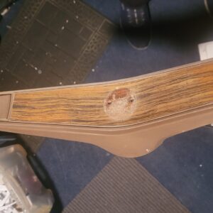 Brown 1969 impala biscayne steering wheel wood grain shroud..