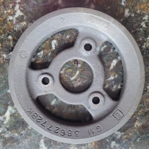 1967 chevelle camaro 375hp singke groove 396 l78 pulley #772.  For cars without power steering.