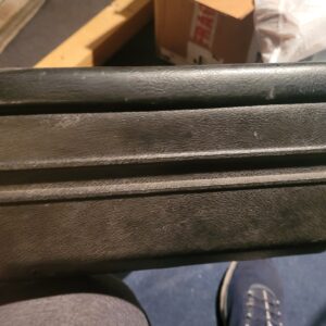 Black chevelle arm rest w nice original arm rest ..70 ls6. 