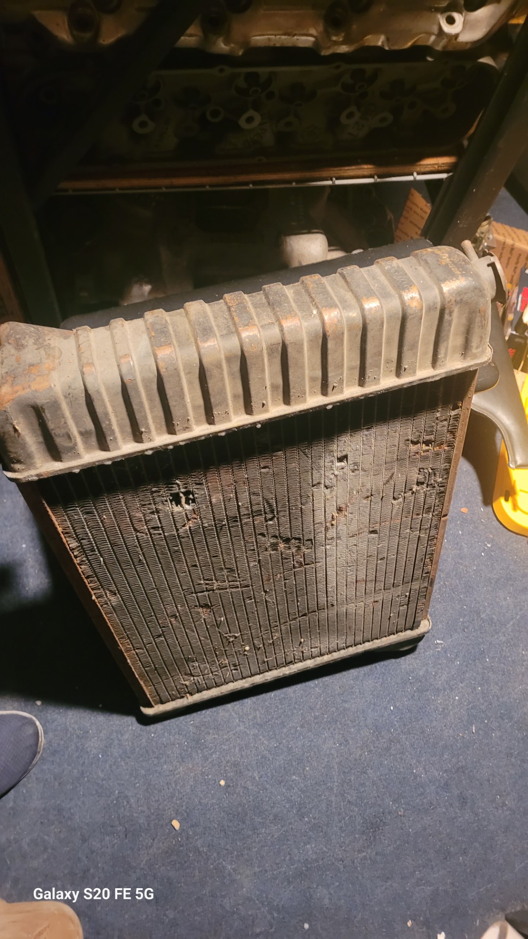 Harrison R52 Radiator 1966 1967 427 big block corvette march 66 march 67 harrison 4 speed ...