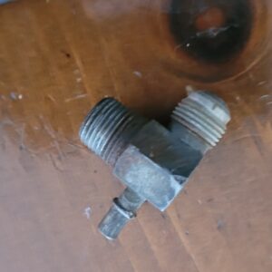 Z28 intake fitting for disc brakes. Gm. 302 camaro. Also bb same.   