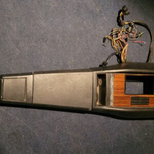 1969 camaro original take out console w gauges w low fuel warning and harness. 