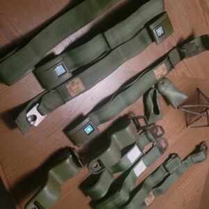 Green seat belts and parts. Left over from a 69 copo chevelle i sold.