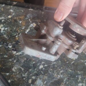 1967 corvette . 327 427  dated  april 67.  headlight motor housing pieces.  Midyear 63 to 67. 