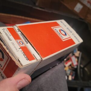 Box of 250 pc connector wire termial ends. Gm cars 60s 70s.  Can sell in 50 qty.as well.   All 250pc for.