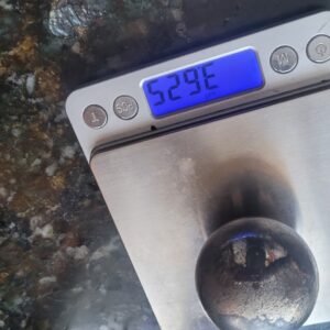 The elusive 3.5 oz 69 camaro shifter ball 4 speed muncie.  Repro weigh a ton.  Would need chrome for show.  Find another one.