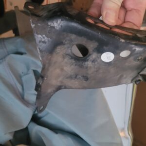 1969 z28 alternator bracket w heater hose clamp and screw...gm 302 350 small block 