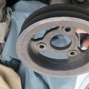 1967 NOS GM PART. corvette 427 435hp crank pulley nos 2 groove cast iron