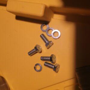 Fan bolts nos 4 fine thread wb headmarks 1967 z and 396 cars.