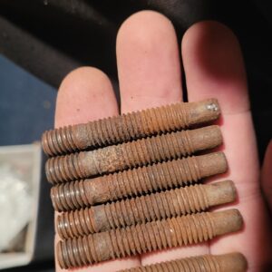 2 sets of original big block exhaust manifold bolts.