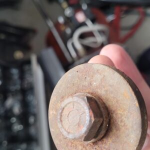 Big block chevy balancer bolt and spacer set. All 1965 to 1974. 