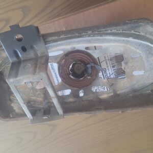 1969 camaro front 4 x10 speaker w bracket.   Used. Can recone for you if desired.