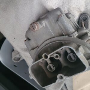 Scarce early 3x2 tri power holley. 674 date july 66. 3660 center 4 sp 435hp. As shown.