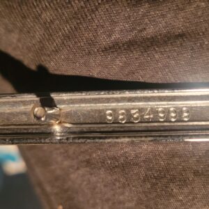 1970 chevelle nos rear first design emblem deck lid w gm numbers.   454 ls5 ls6. 