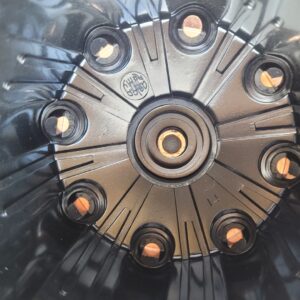 embossed delco logo  name.   Nos delco cap w brass contacts.   In delco box.