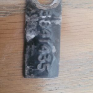 1964 corvette fuel injection and 327 4 speed muncie transmission tag 3841435