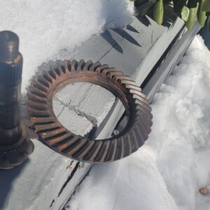 A set of gears for a 12 bolt camaro chevelle nova.  410 dated april 69 on both. Used condition.