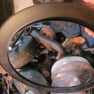 Nos cowl induction flange gm camaro chevelle 396 427 454 .