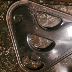 Nice air cleaner base.   3x2 tri power 427.  67 68 69 .