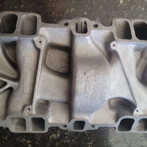 1969. June 69 dated #472 aluminum intake in nice shape.   Camaro dz 302. 