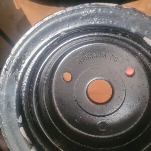 Deep groove 302. 1969 camaro z28 crank pulley gm original 668ccg as shown. 