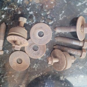 69 camaro.  69 70 nova original bolts for subframe bushings rbw correct set w extras as showm. 325.00 free shipping..
