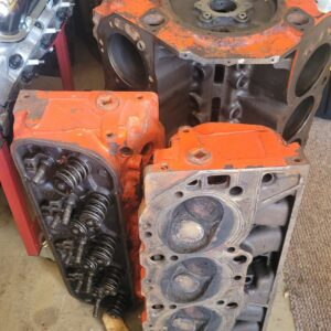 A matching set of 840 heads  great dates of march 27 march 26 69..squareports hi perf l78 copo  complete....we will be listing  120 sets of dated hi perf heads !!!    1