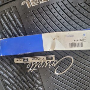 Rear emblem 1963 to 196y..nos corvette in box.