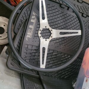 Black 69 70 comfort grip steering wheel.   Nice one.  Great grain no cracks or gouges.  Excellent original.