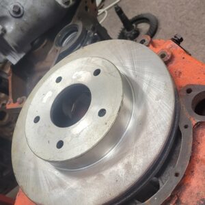 JL8 rotor 69 camaro rear brakes..new but sitting for years.  Some discoloration. 