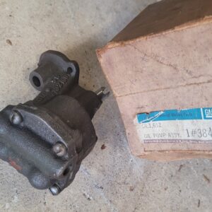 Nos high perf oil pump. Used in 63 to 65 327  corvettes w solid lifters and 1969 70 z28s.32 and 350 cu in  In gm.box