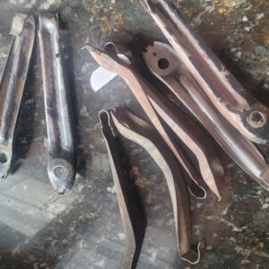 A set of 2 68 69 camaro emergency brake lower spring plate brackets.including 12 bolt z28 l78 l89 copo 396 427  4 sets available  check for current stock.