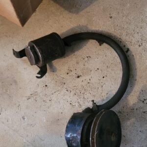 1966 to 1968 chevelle power steering big block setup.   As shown has a dent in pump as shown rare remote setup.