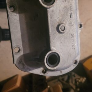 Side cover muncie 4 speed transmission 707 early w slring and arms.