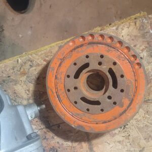 1969 396 427 8 inch balancer w casting #325.   All big block w holley except ls6.